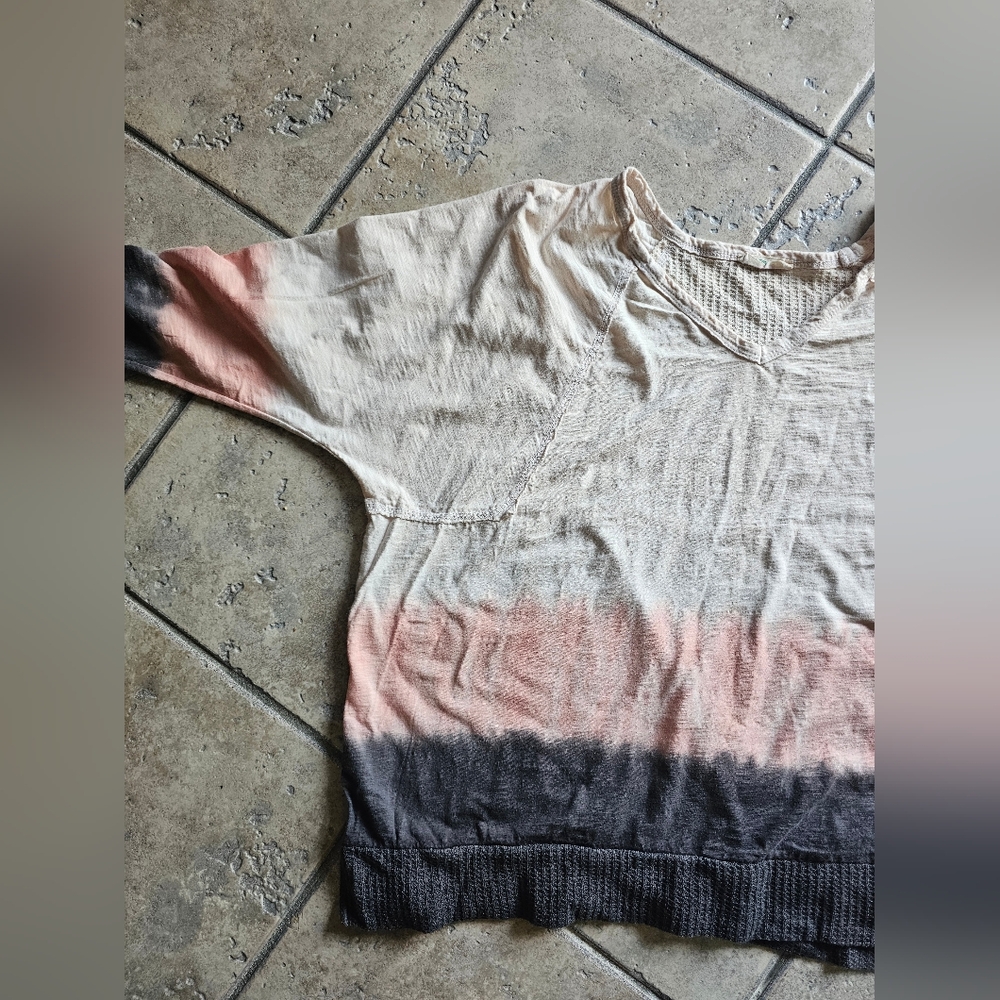 Oversized Tie dye sweater off the shoulder - Picture 10 of 16